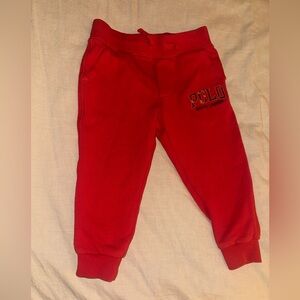 Polo by Ralph Lauren Kids Bright Red Jogger Sweatpants